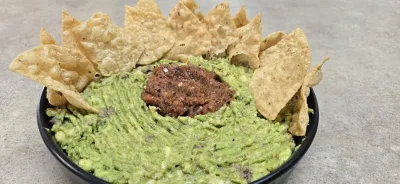 Smoked Guacamole with Fire-Roasted Salsa