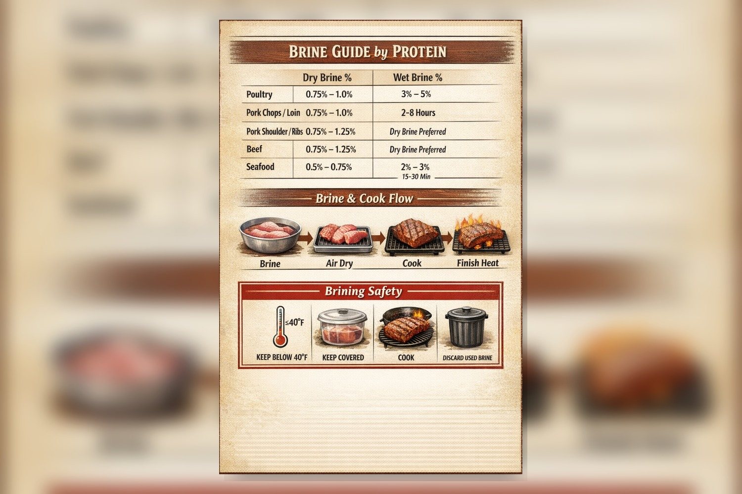 Brining for BBQ… Dry vs Wet