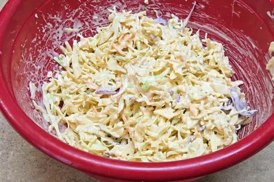Spicy Mustard Coleslaw for Pulled Pork Sandwiches